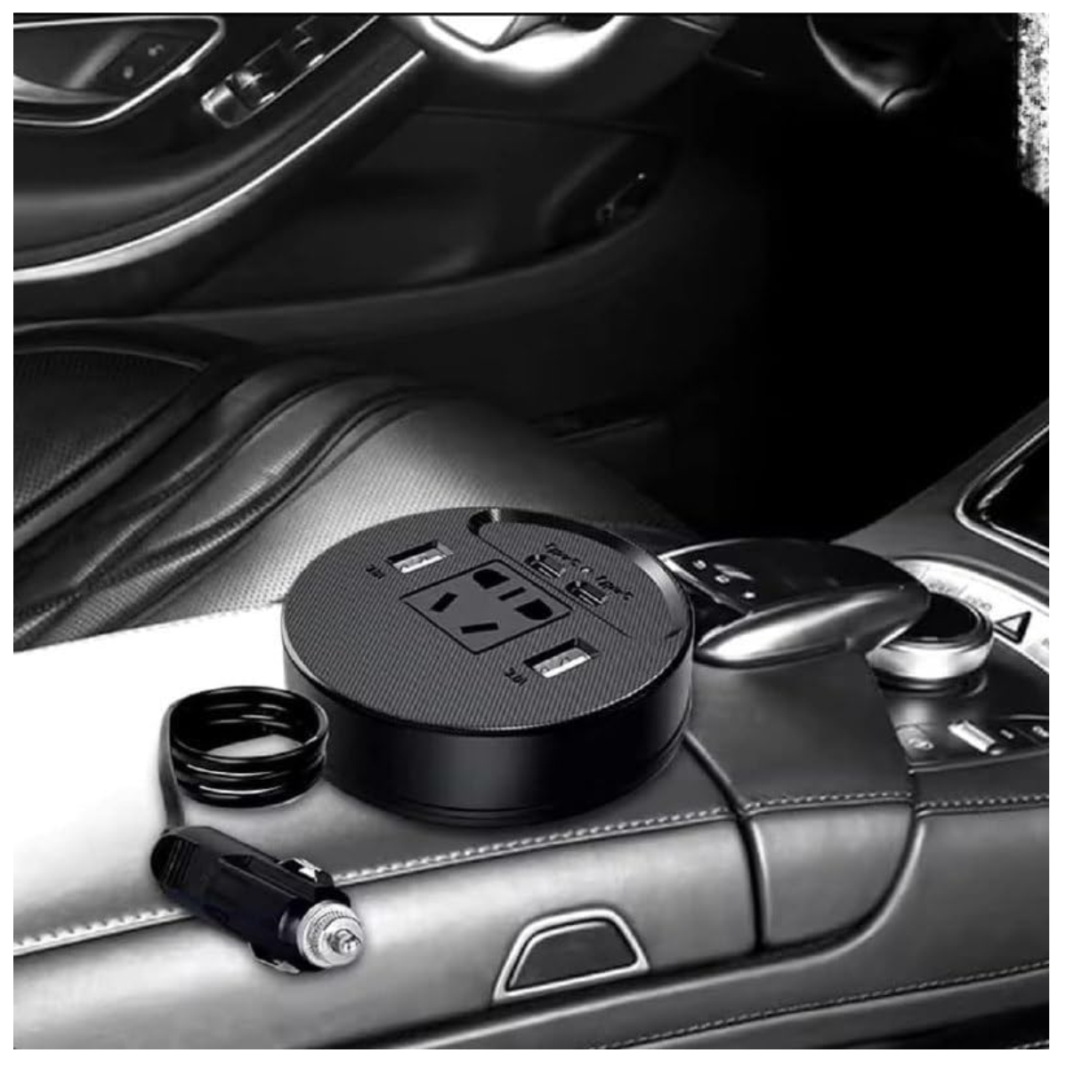 Cargador Adaptador Carro 3USB + TipoC